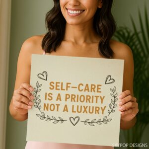 Self Care Priority Art