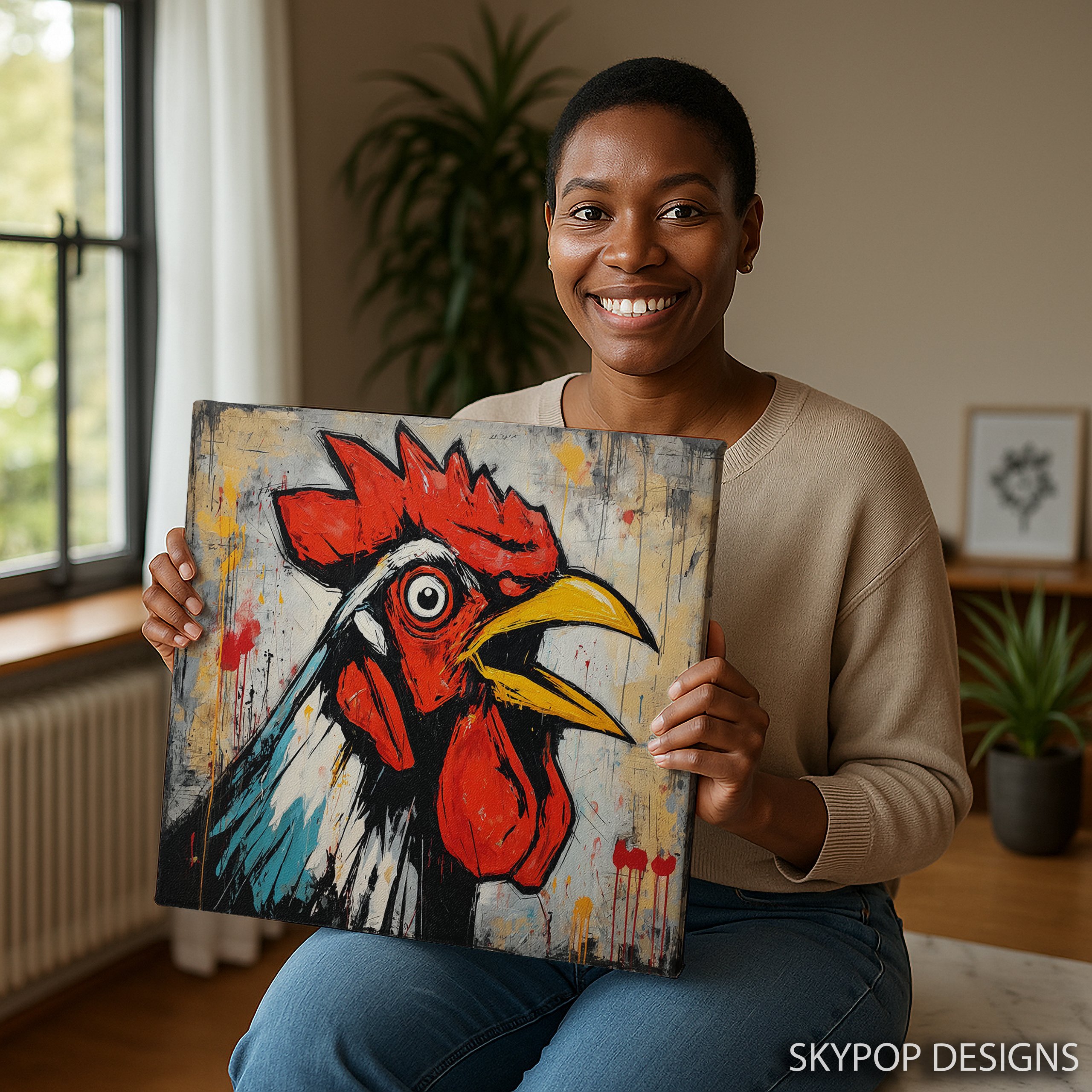 9.jpg Rooster Art