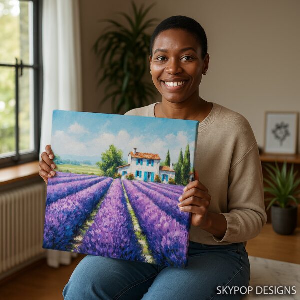 Lavender Field Art