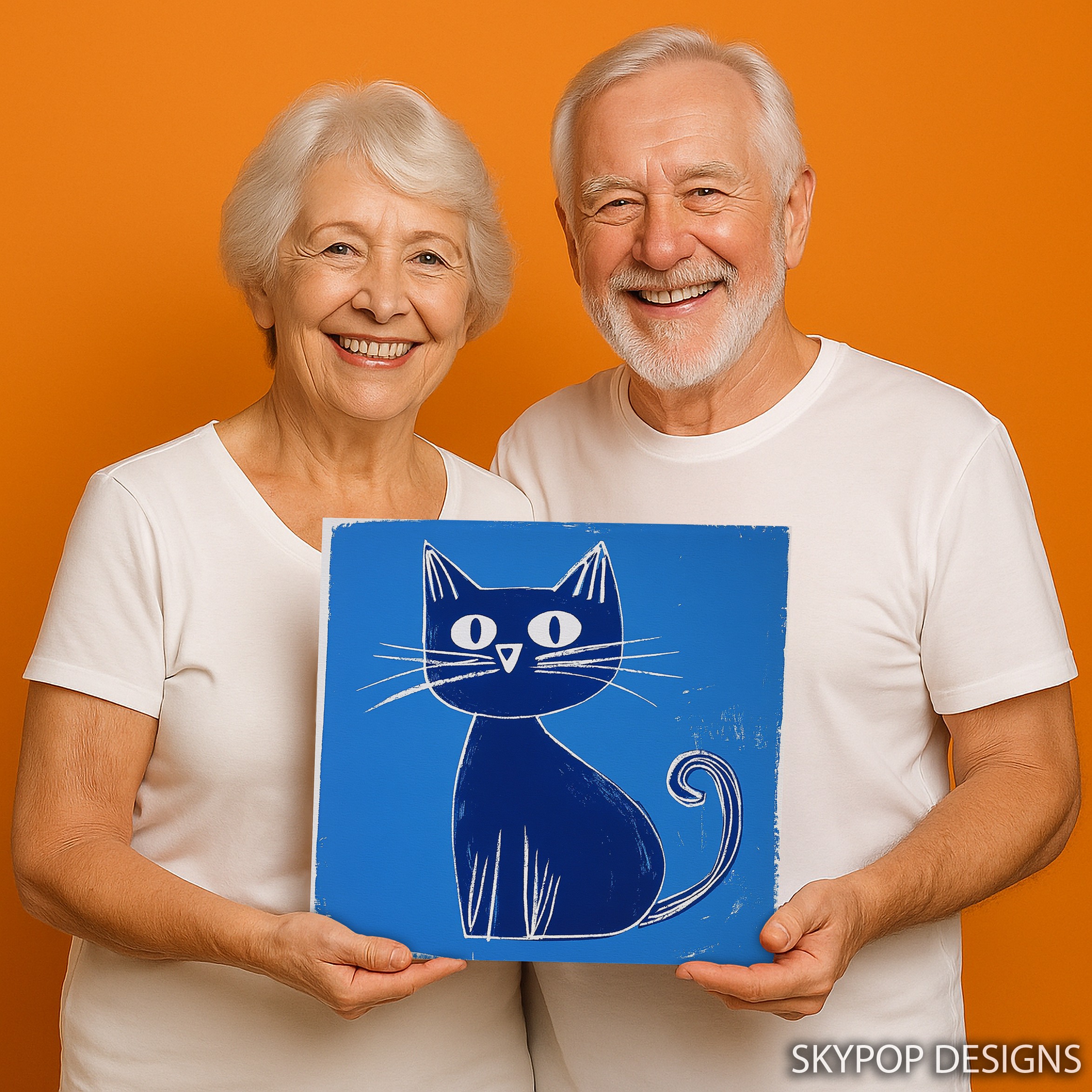 9.jpg Blue Cat Art