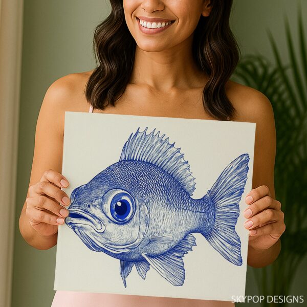 Blue Fish Art