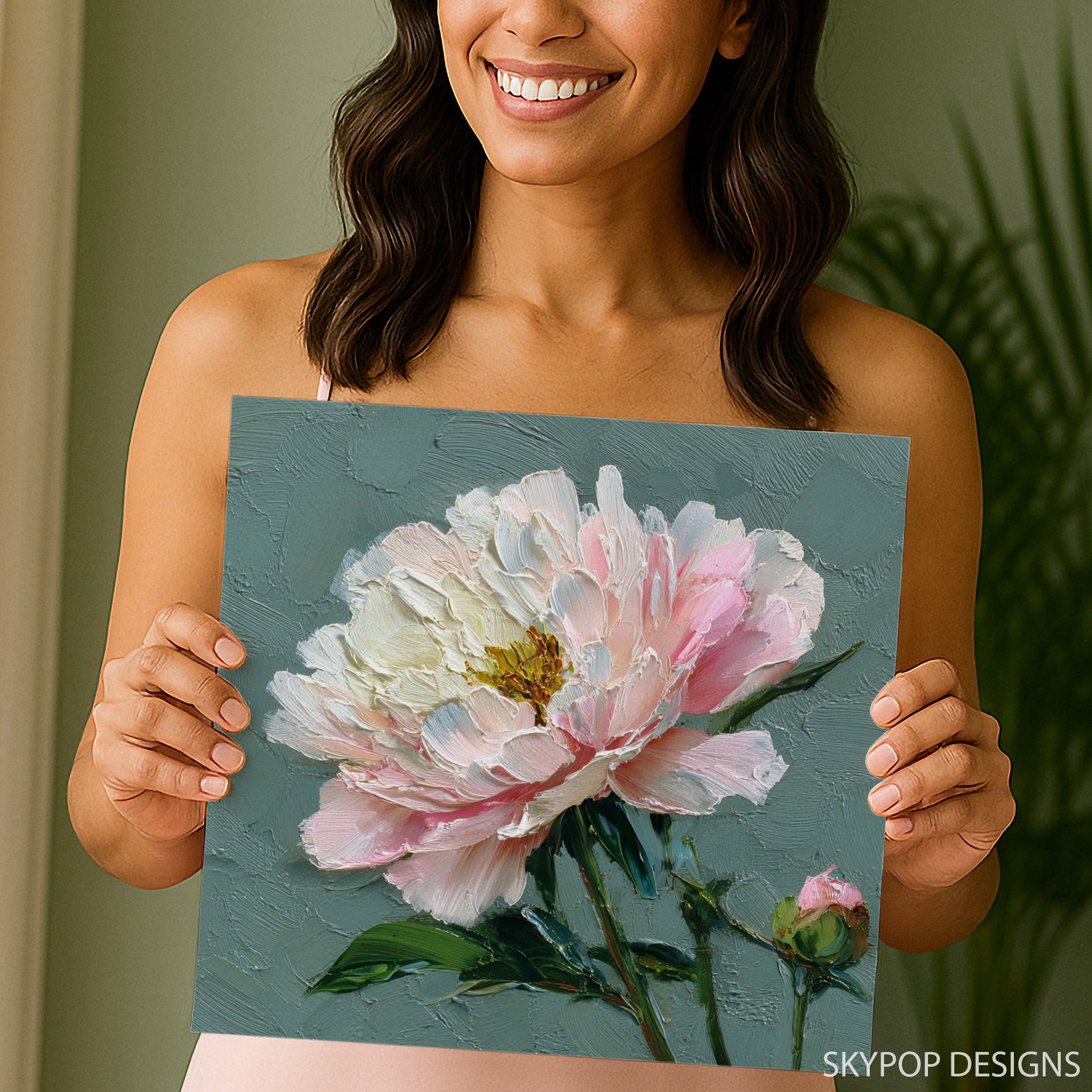 9.jpg Peony Bloom Art