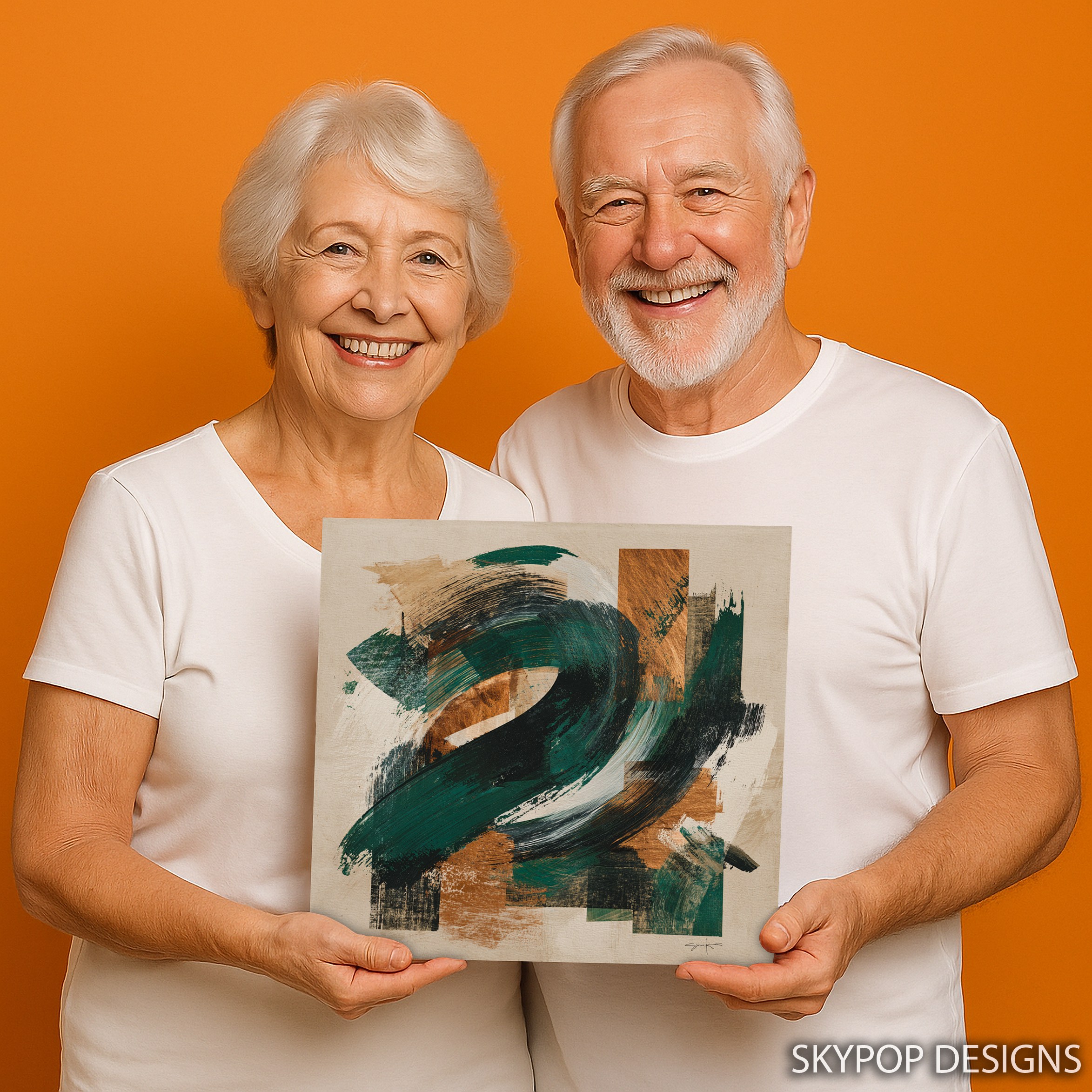 9.jpg Emerald Swirl Abstract Art