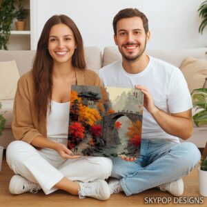 Autumn Bridge Sanctuary Art