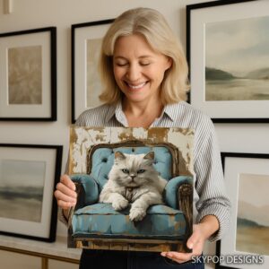 Cat Chair Art