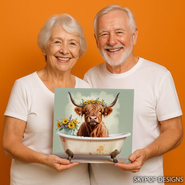 Highland Cow Art