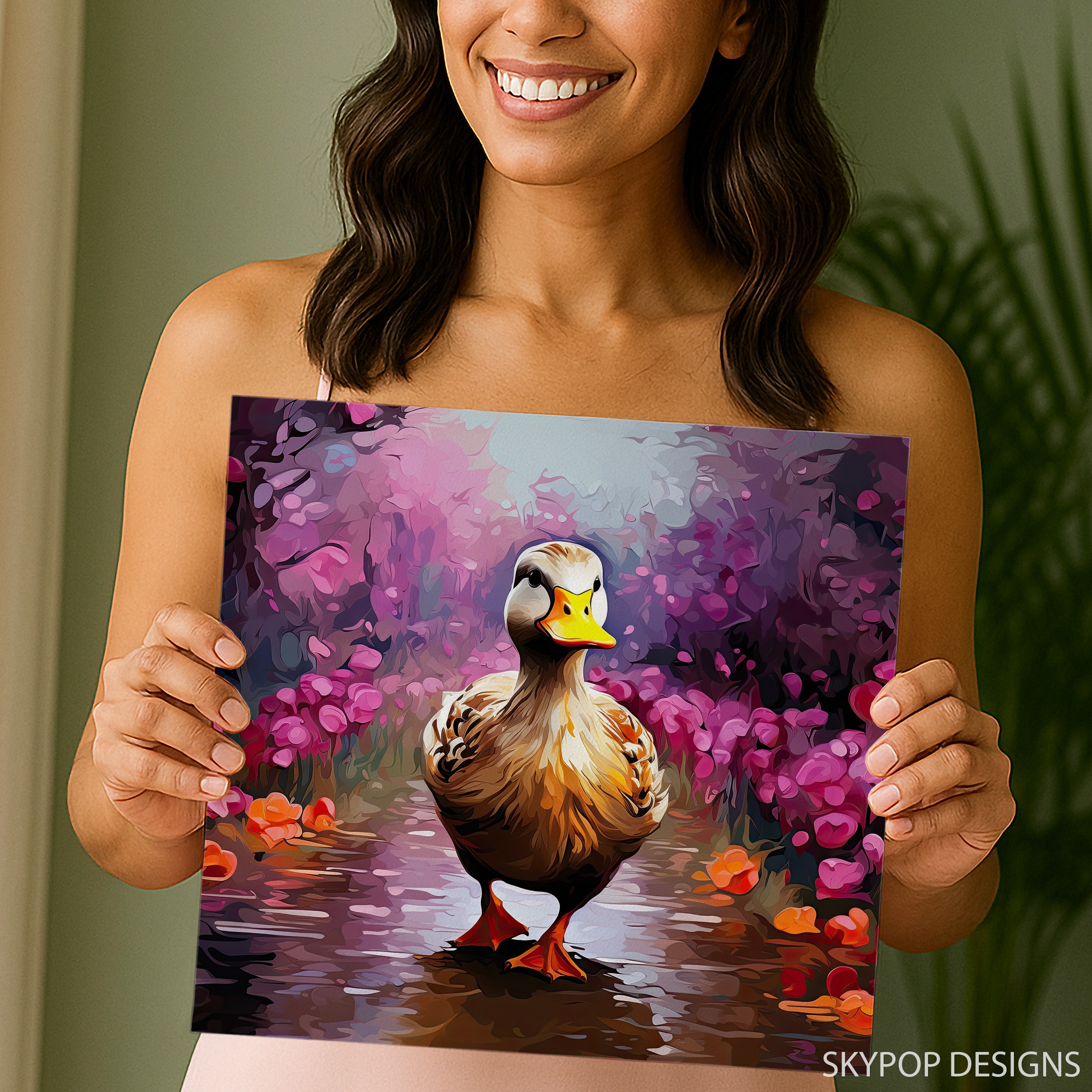 9.jpg Duck Floral Art