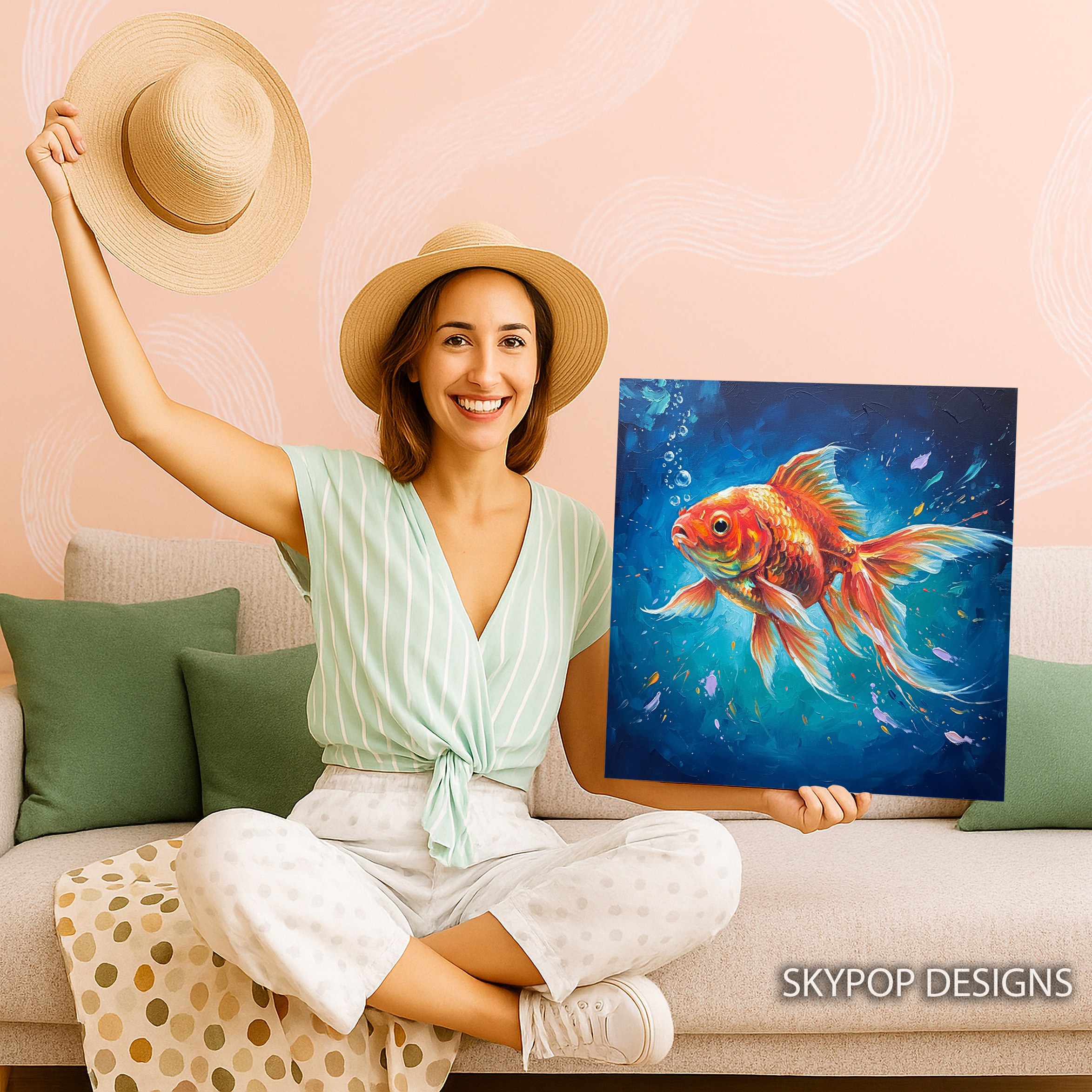 9.jpg Goldfish Art