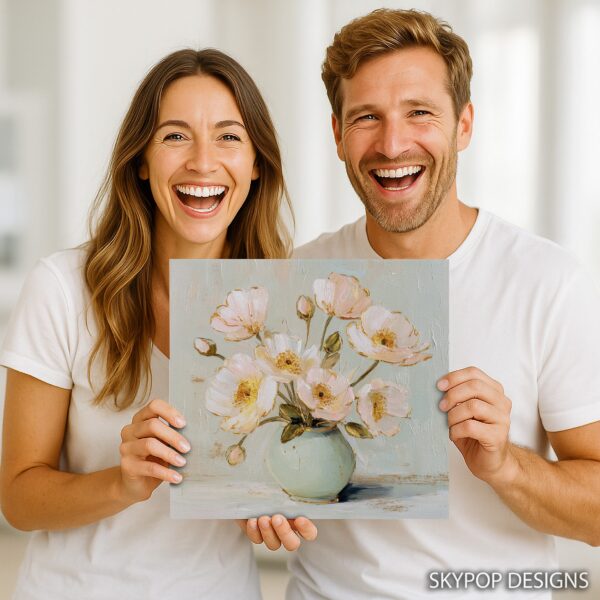 Soft Pink Poppies Art