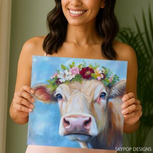 Highland Cow Art