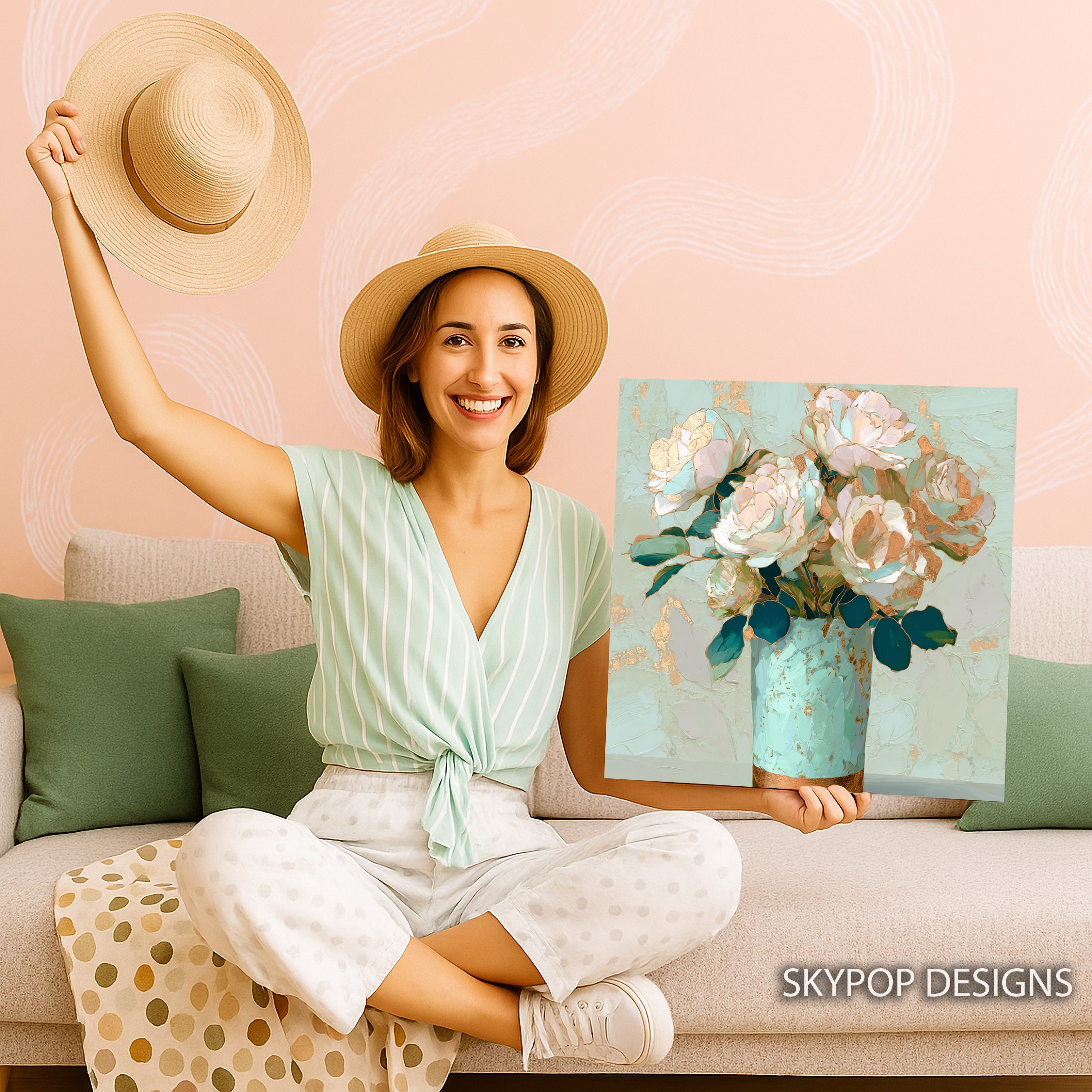 9.jpg Elegant Peony Bouquet Art