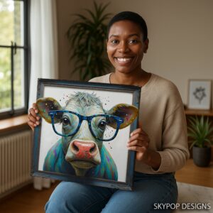 Highland Cow Art