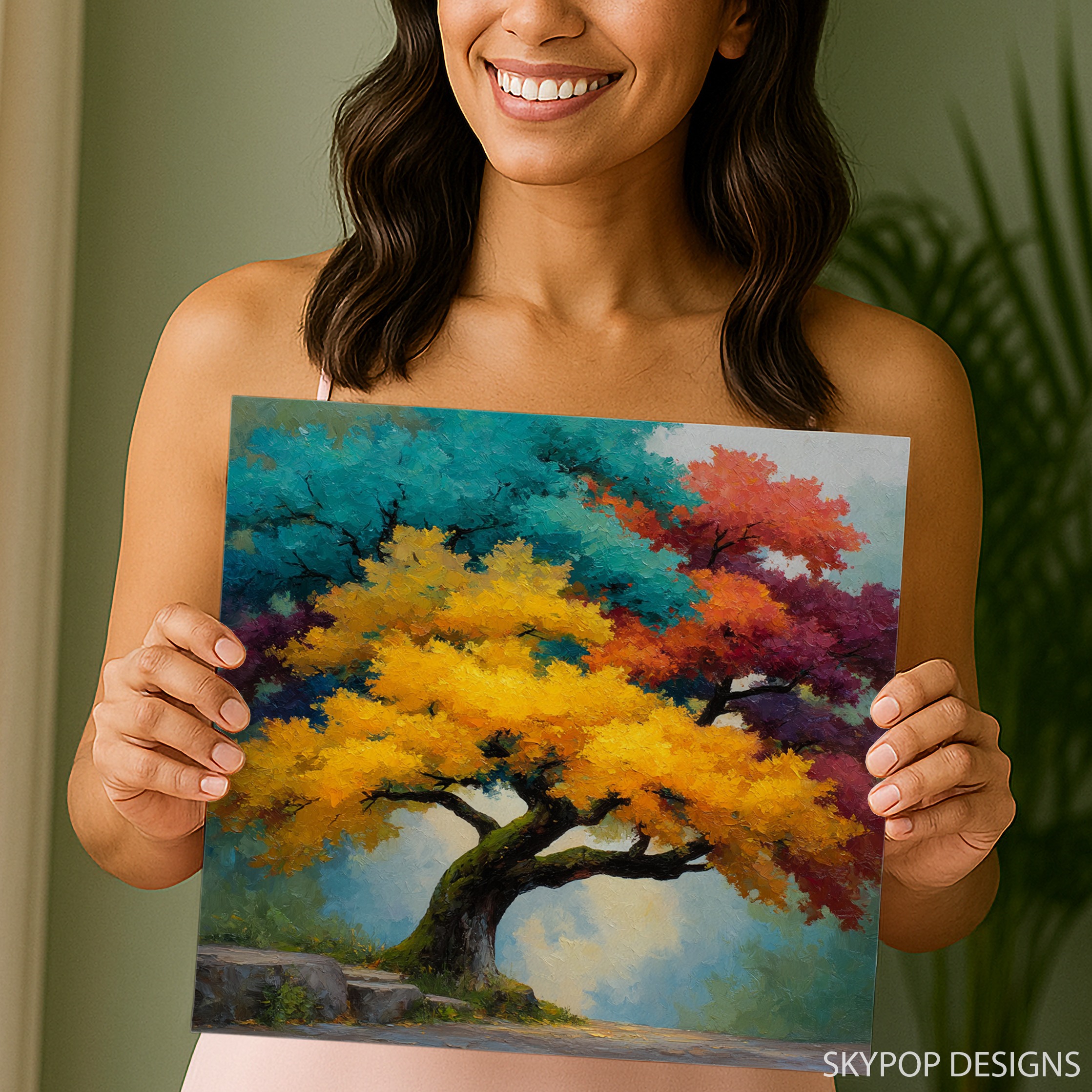 9.jpg Vibrant Tree Art