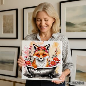 Floral Fox Art