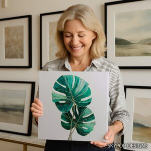 Monstera Leaf Art
