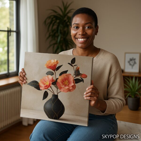 Camellia Bloom Art