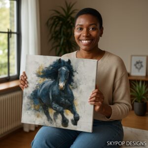 Blue Horse Art