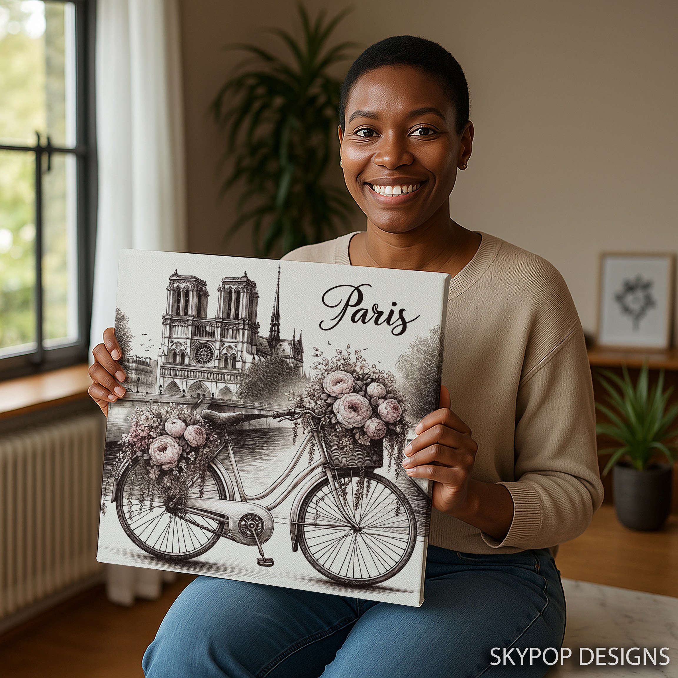 9.jpg Vintage Paris Bicycle Art
