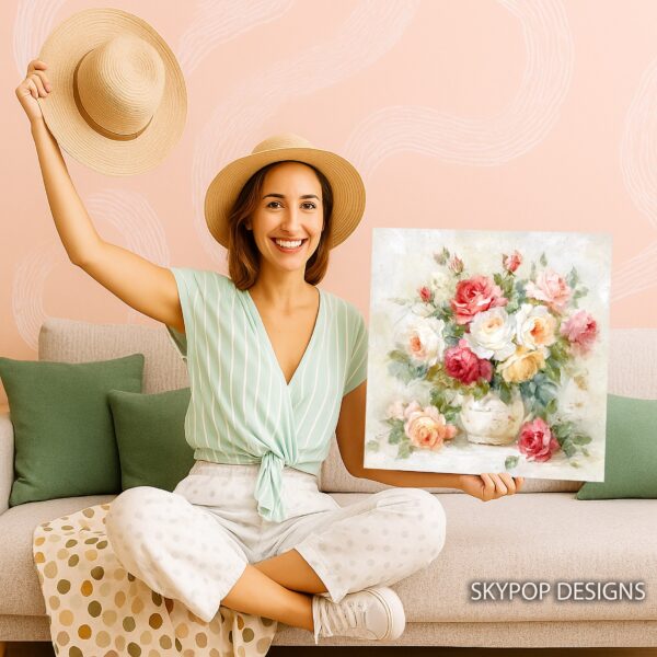 Elegant Rose Bouquet Art