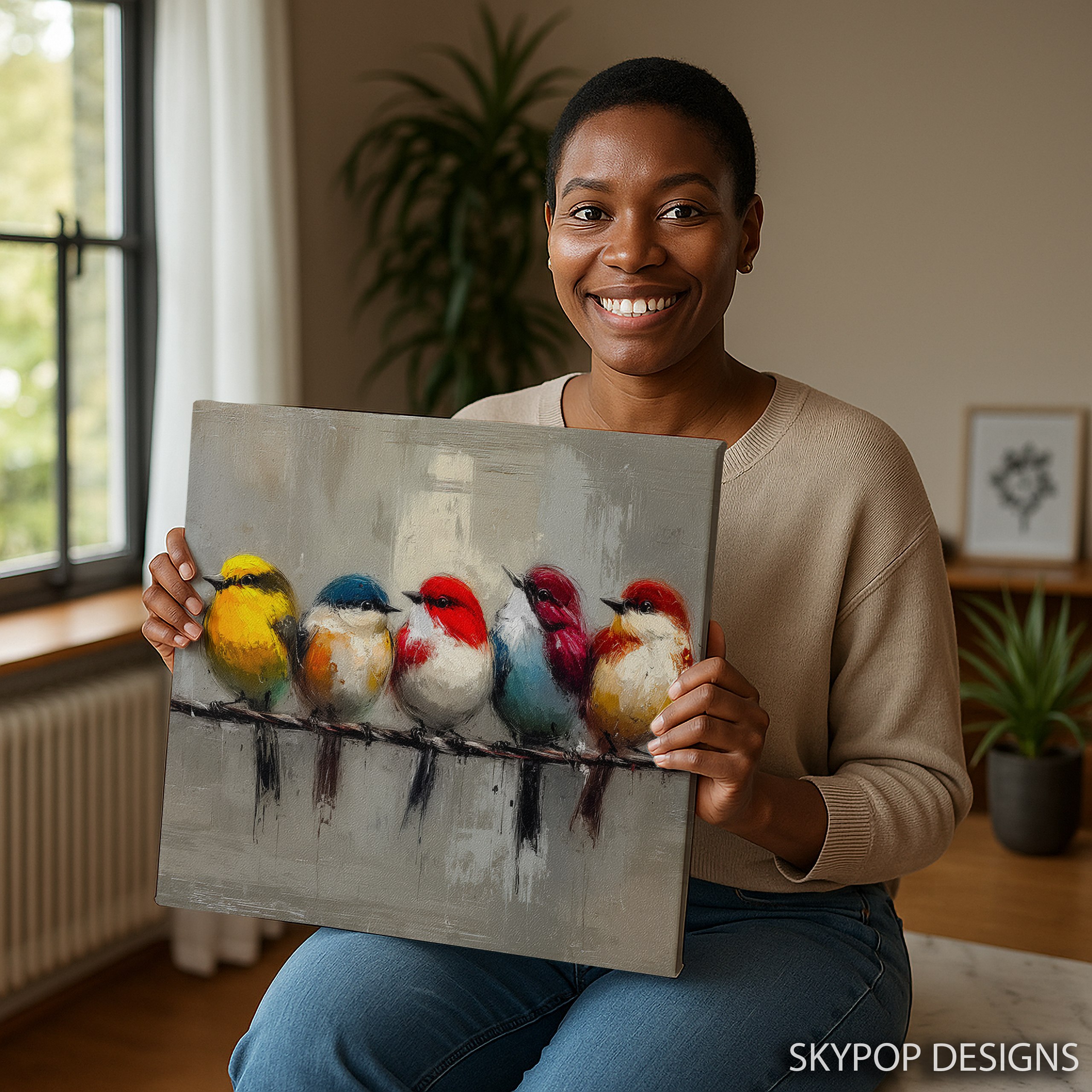 9.jpg Colorful Birds Art