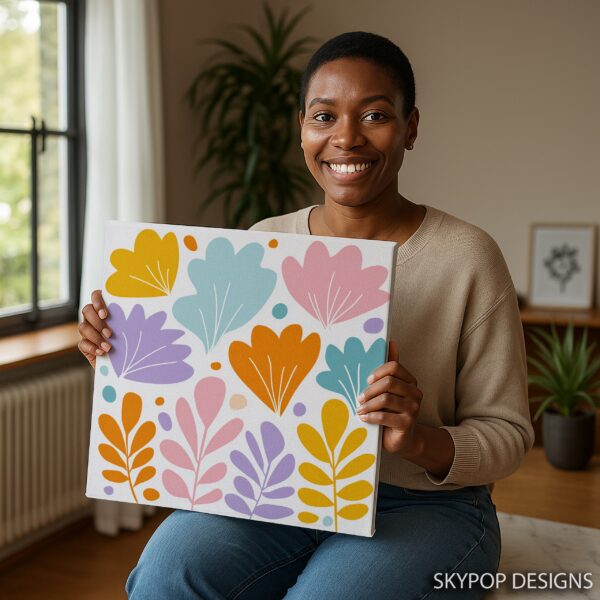 Colorful Floral Abstract Art