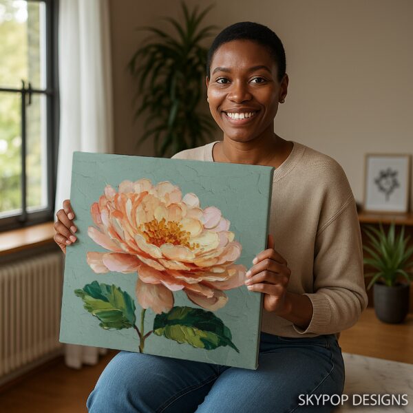 Peony Blossom Art