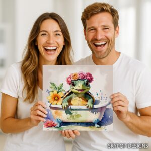 Turtle Bathtub Art