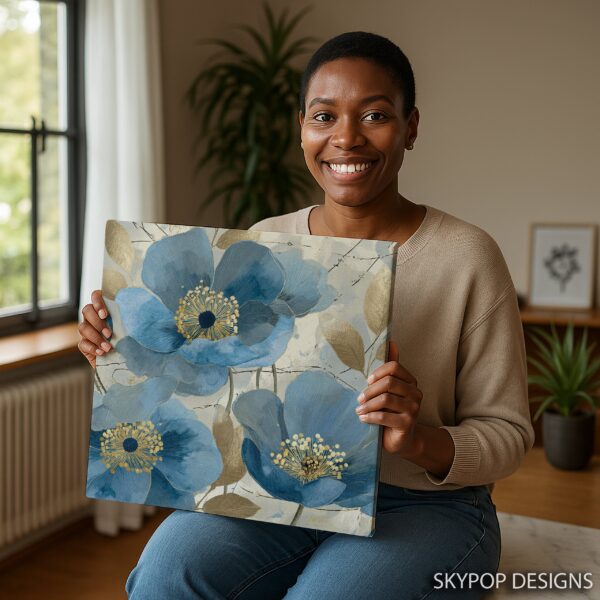 Blue Poppy Art