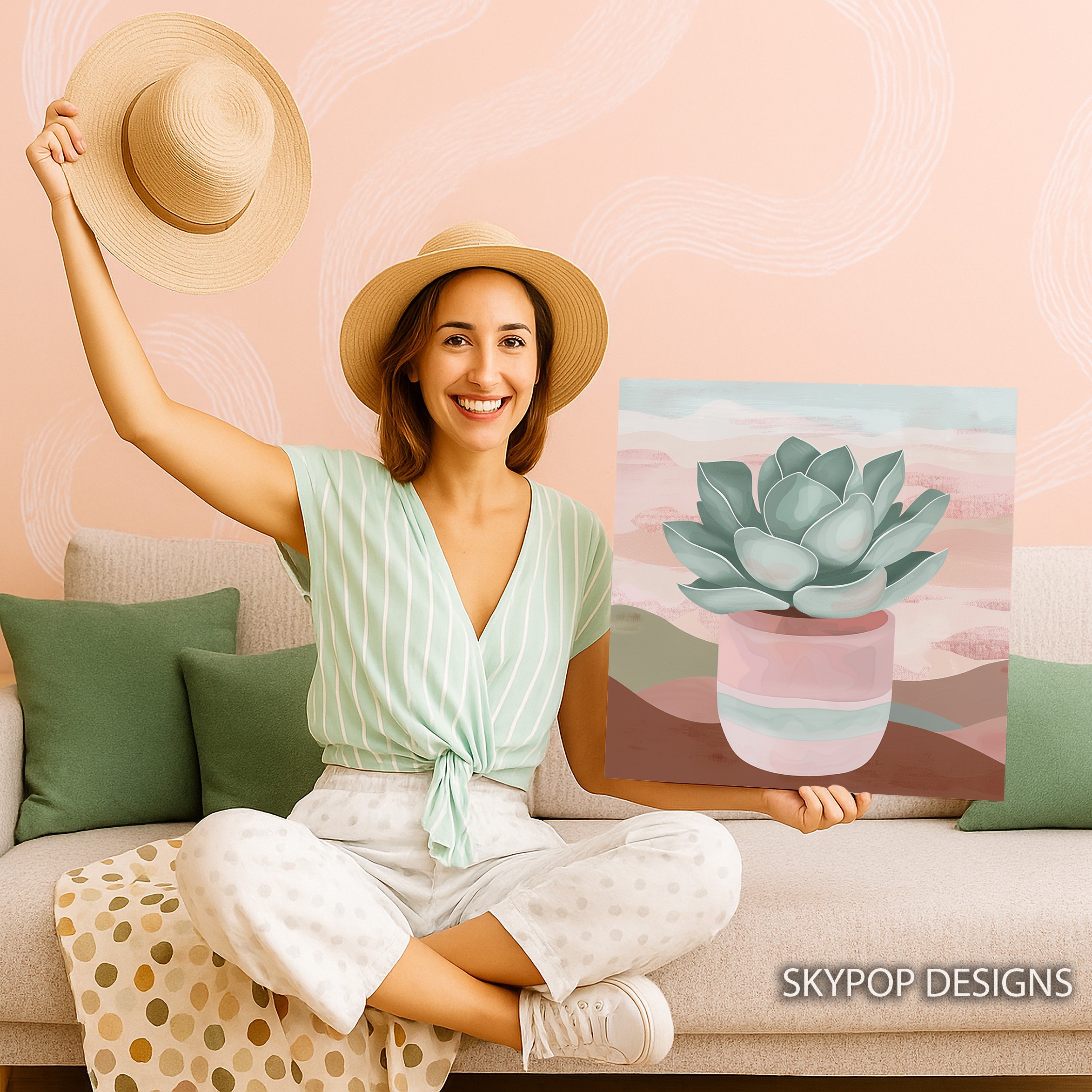 9.jpg Succulent Plant Art