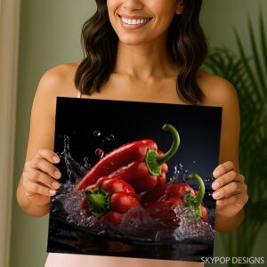 Red Pepper Splash Art