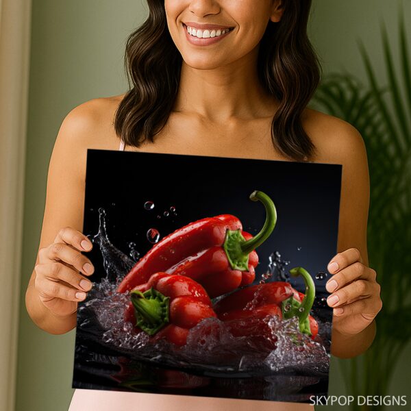 Red Pepper Splash Art