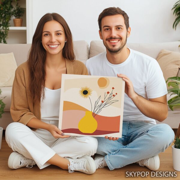 Sunflower Vase Art