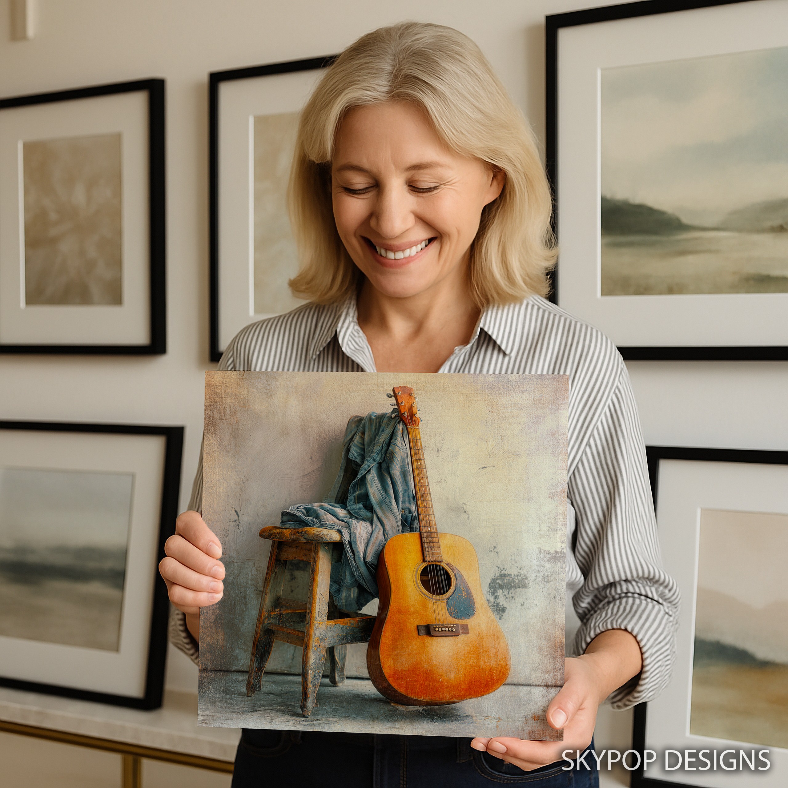 9.jpg Rustic Guitar Melody Art
