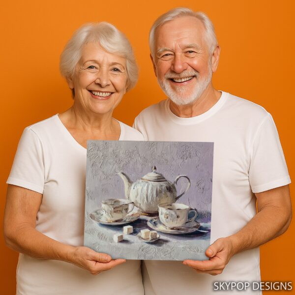 Elegant Tea Set Art