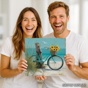 Seagull Beach Bicycle Art