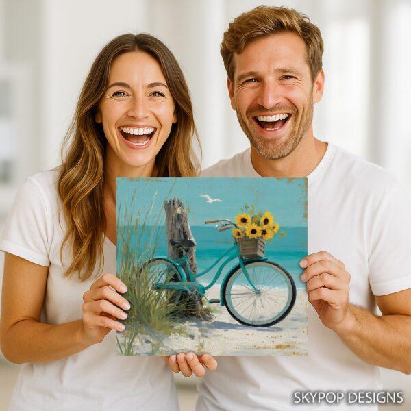 Seagull Beach Bicycle Art