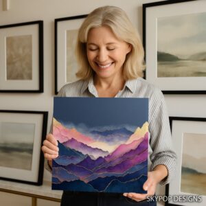 Ethereal Mountain Art