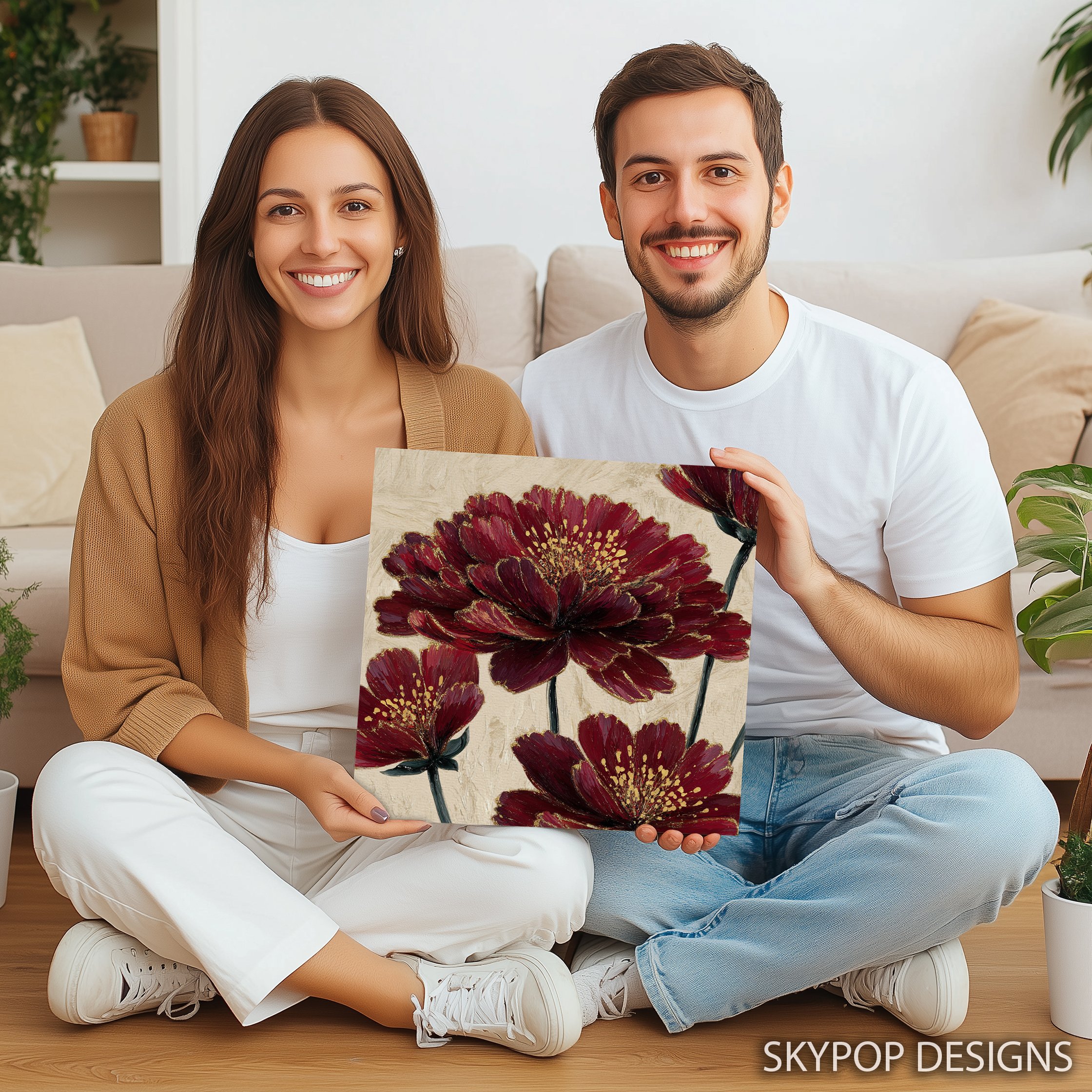 9.jpg Burgundy Blossom Art