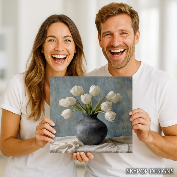 White Tulips Art