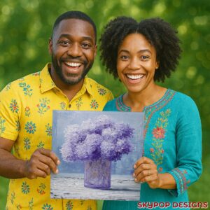 Lavender Bouquet Art
