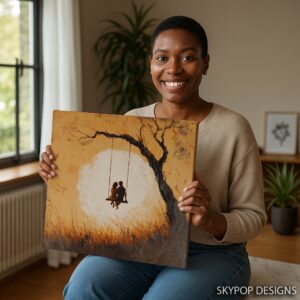 Moonlit Swing Art
