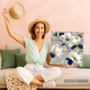 Elegant Magnolia Bloom Art