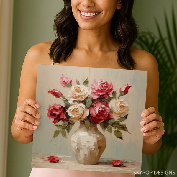 Romantic Rose Bouquet Art
