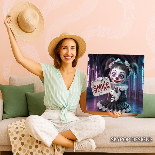 Creepy Clown Smile Art