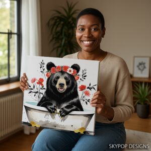 Bear Bathtub Art