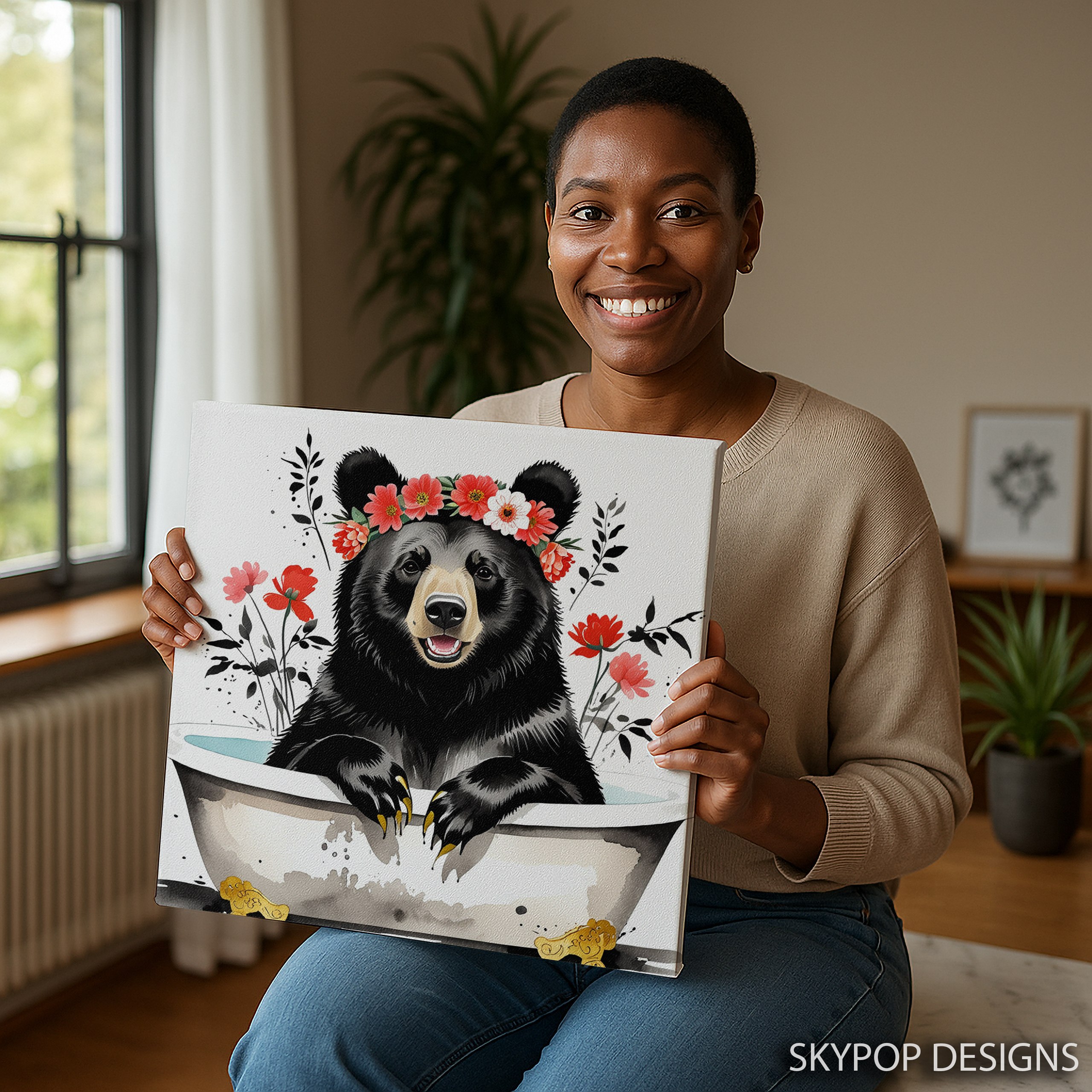 9.jpg Bear Bathtub Art
