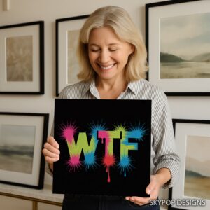 Explosive WTF Typography Art