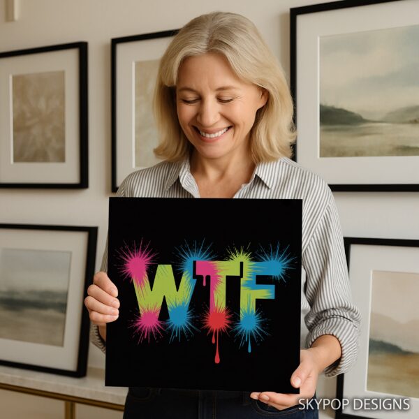 Explosive WTF Typography Art