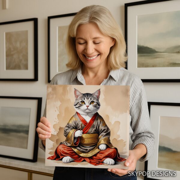 Samurai Cat Art