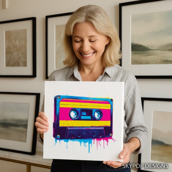 Retro Cassette Art
